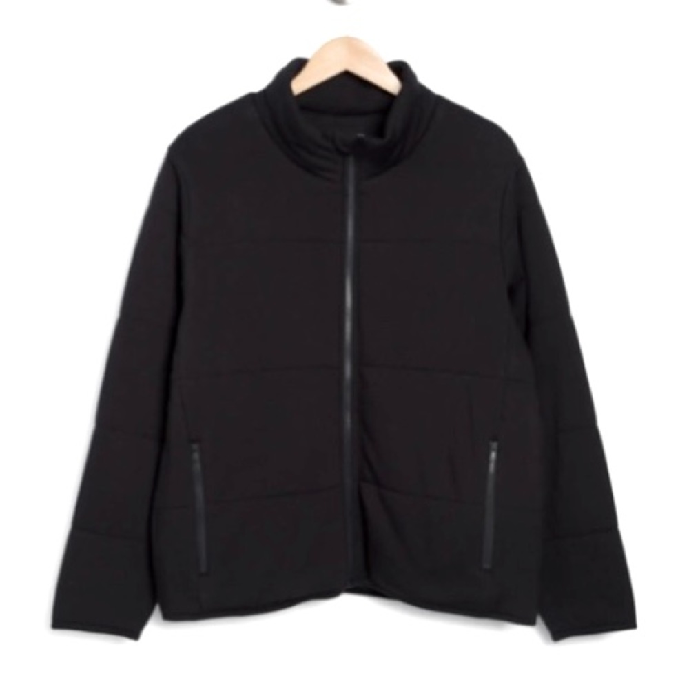 Quilted Knit Jacket